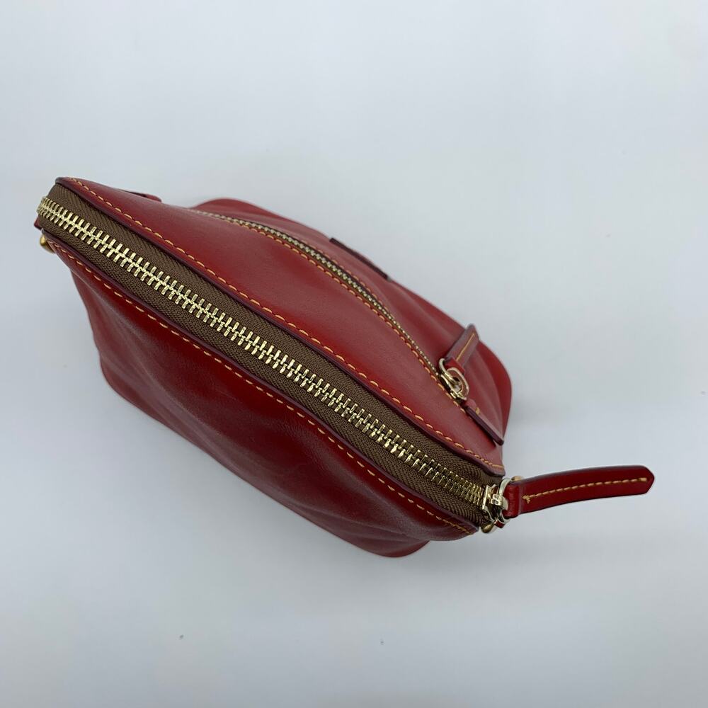 Dooney & Bourke Red Leather Crossbody Bag - Picture 12 of 14